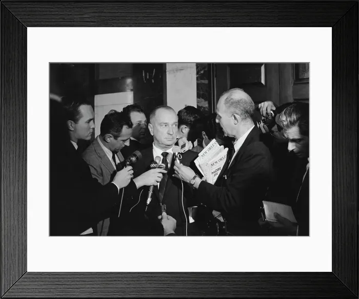 Framed Print : Preliminary Hearing For Clay Shaw Framed Print : Preliminary Hearing For Clay Shaw