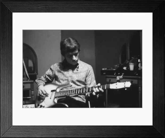 Framed Print : Jack Bruce of Cream Recording Framed Print : Jack Bruce of Cream Recording