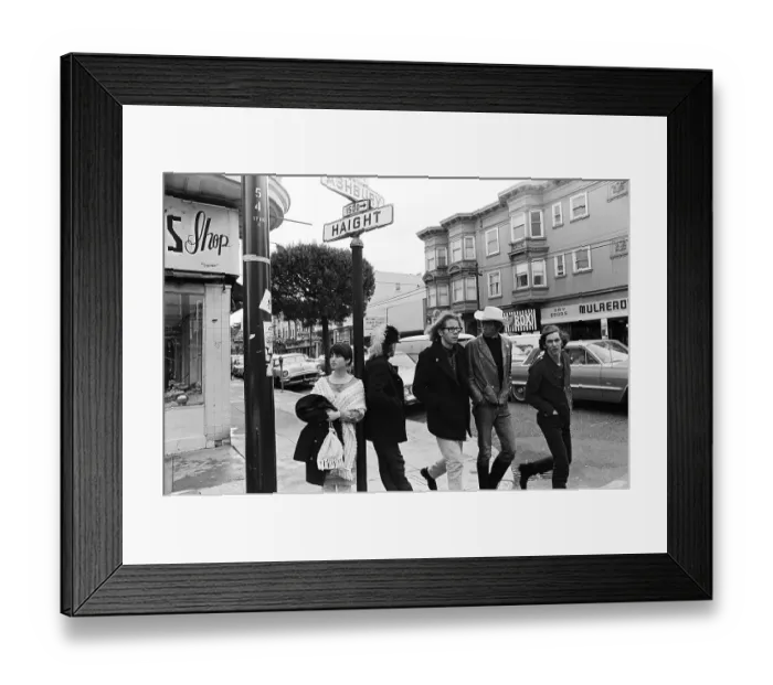 Framed Print : The Epicenter Of The Summer Of Love Framed Print : The Epicenter Of The Summer Of Love