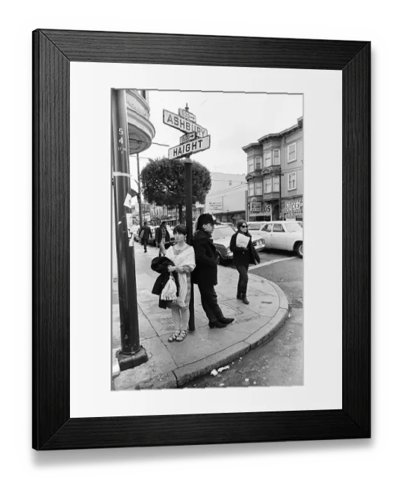 Framed Print : The Epicenter Of The Summer Of Love Framed Print : The Epicenter Of The Summer Of Love