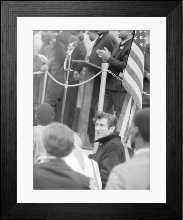 Framed Print : King Speech at Sproul Plaza in Berkeley Framed Print : King Speech at Sproul Plaza in Berkeley