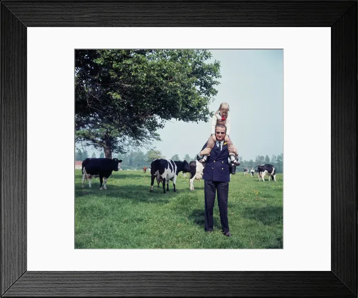 Framed Print : Belgian Royals On Holiday