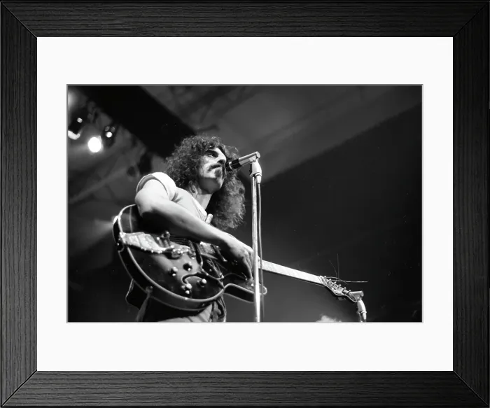 Framed Print : Frank Zappa and the Mothers of Invention Performing Framed Print : Frank Zappa and the Mothers of Invention Performing