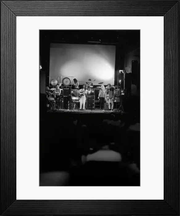 Framed Print : Frank Zappa and the Mothers of Invention Performing Framed Print : Frank Zappa and the Mothers of Invention Performing