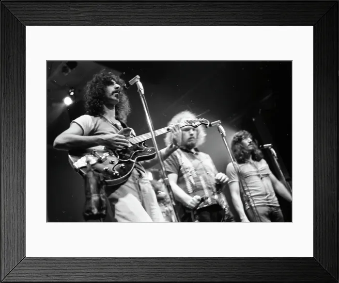Framed Print : Frank Zappa and the Mothers of Invention Performing Framed Print : Frank Zappa and the Mothers of Invention Performing