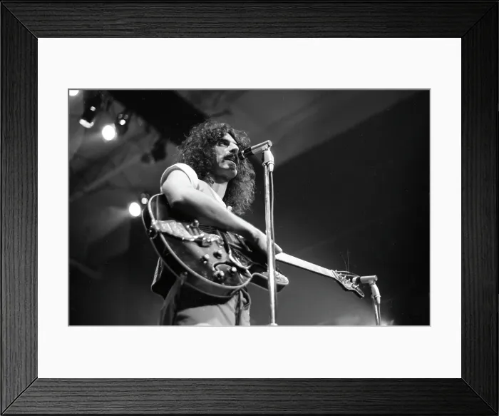 Framed Print : Frank Zappa and the Mothers of Invention Performing
