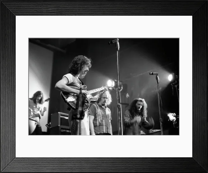 Framed Print : Frank Zappa and the Mothers of Invention Performing Framed Print : Frank Zappa and the Mothers of Invention Performing
