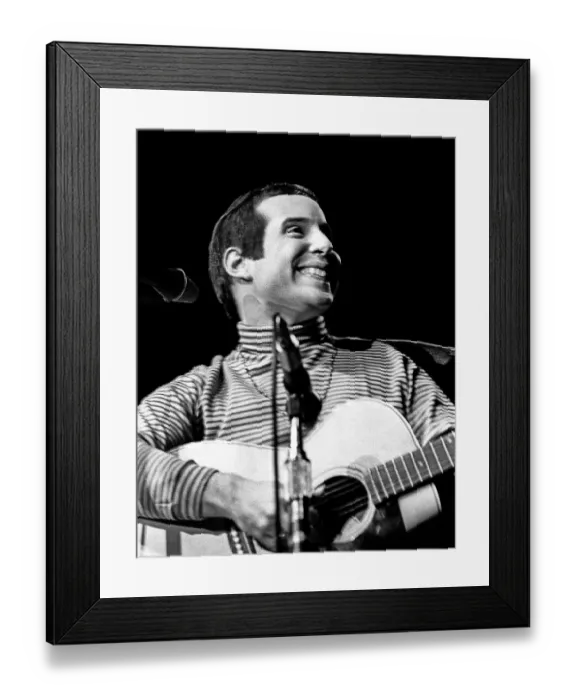 Framed Print : Paul Simon At The Monterey Pop Festival Framed Print : Paul Simon At The Monterey Pop Festival