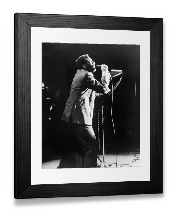 Framed Print : Otis Redding Live Framed Print : Otis Redding Live