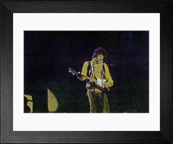 Framed Print : Jimi At Monterey