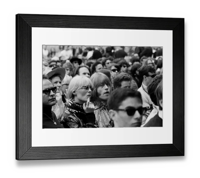 Framed Print : Brian Jones And Nico At The Monterey Pop Festival Framed Print : Brian Jones And Nico At The Monterey Pop Festival