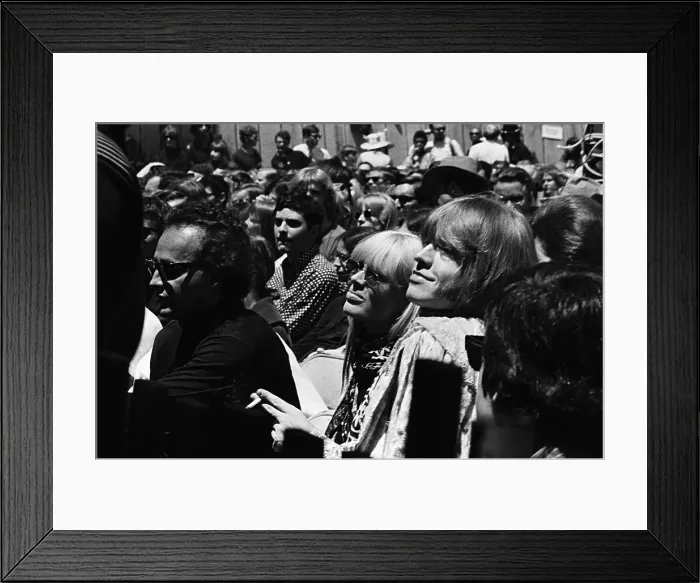 Framed Print : Brian Jones And Nico At The Monterey Pop Festival Framed Print : Brian Jones And Nico At The Monterey Pop Festival