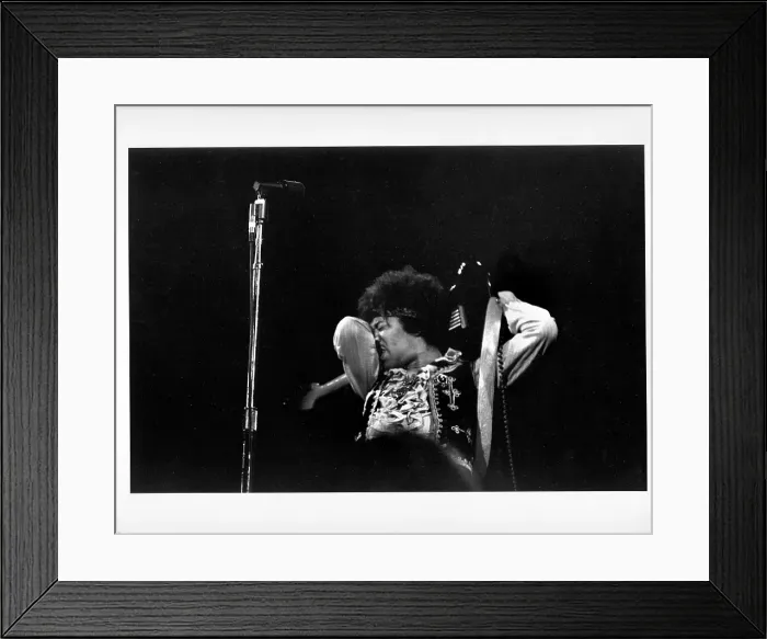 Framed Print : Jimi At Monterey Framed Print : Jimi At Monterey