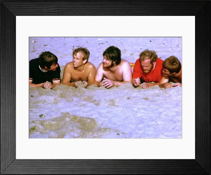 Framed Print : Beach Boys On The Beach Framed Print : Beach Boys On The Beach