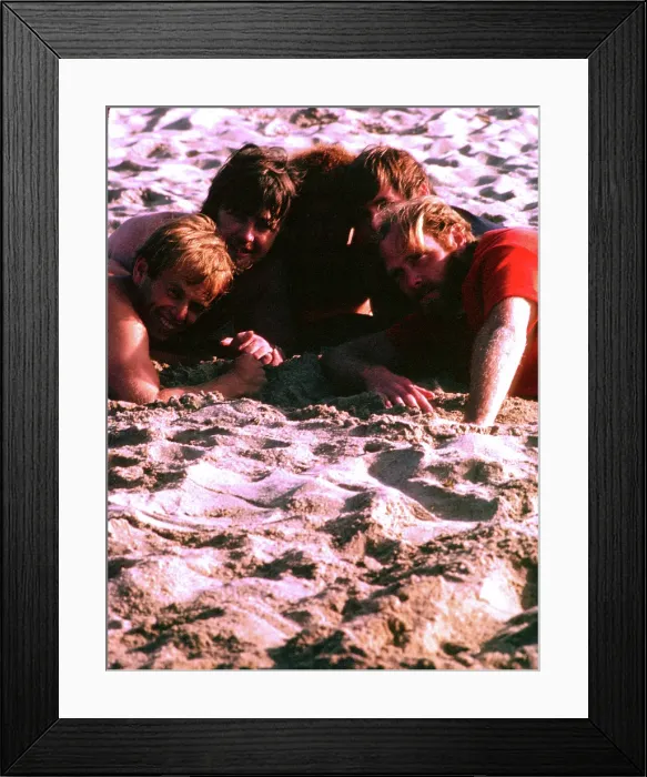Framed Print : Beach Boys On The Beach Framed Print : Beach Boys On The Beach