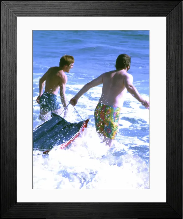 Framed Print : Brian & Dennis Go Swimming Framed Print : Brian & Dennis Go Swimming