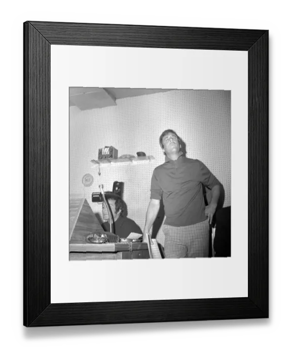 Framed Print : Herb Alpert And Burt Bacharach In The Studio