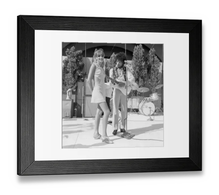 Framed Print : Jimi With A Muse