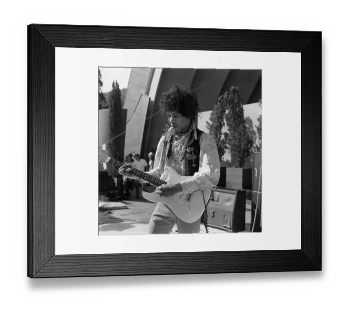 Framed Print : Jimi Hollywood Bowl Soundcheck Framed Print : Jimi Hollywood Bowl Soundcheck