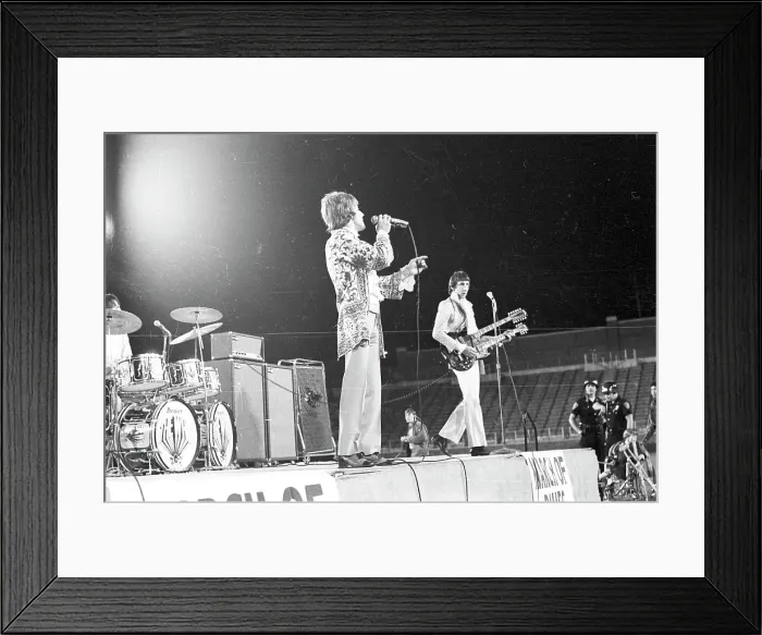 Framed Print : The Who Performing In Flint, Michigan