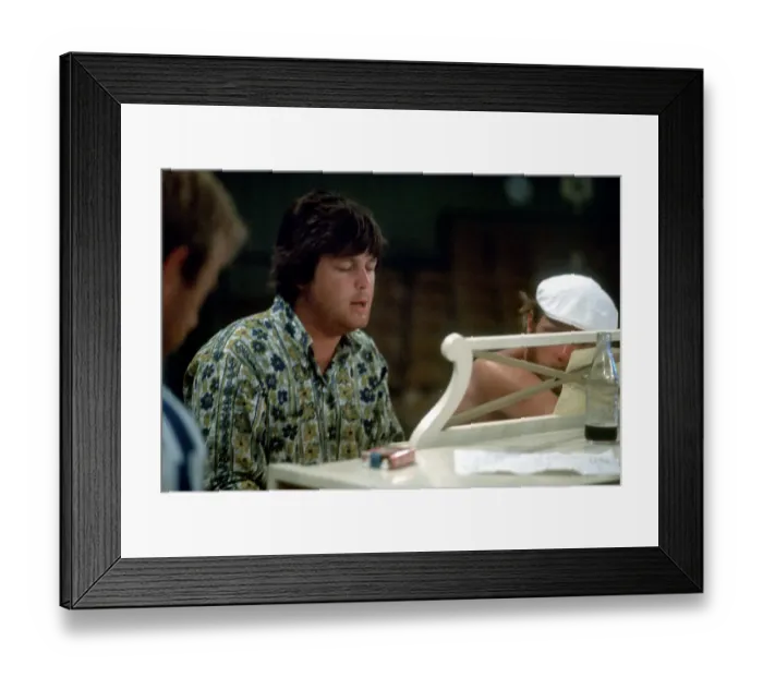 Framed Print : Brian Wilson Rehearsing At The Piano