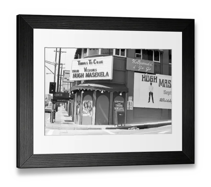 Framed Print : Hugh Masekela At the Whisky Framed Print : Hugh Masekela At the Whisky