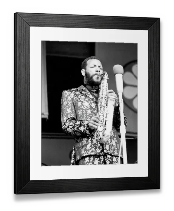Framed Print : Ornette Coleman Performing Framed Print : Ornette Coleman Performing