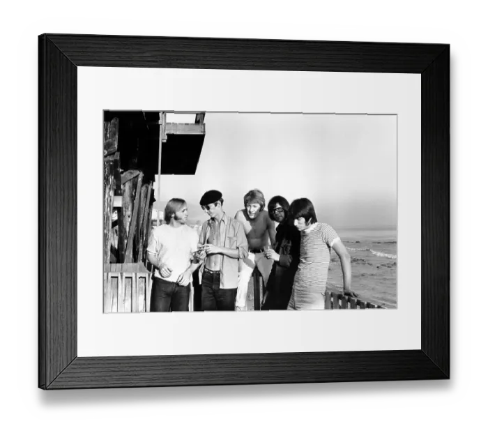Framed Print : Buffalo Springfield In Malibu Framed Print : Buffalo Springfield In Malibu