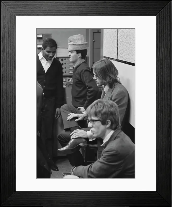 Framed Print : Influence In The Studio
