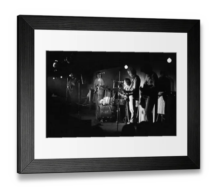 Framed Print : Moby Grape Performing Framed Print : Moby Grape Performing