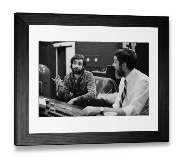 Framed Print : Tom Dowd And Felix Cavaliere Framed Print : Tom Dowd And Felix Cavaliere