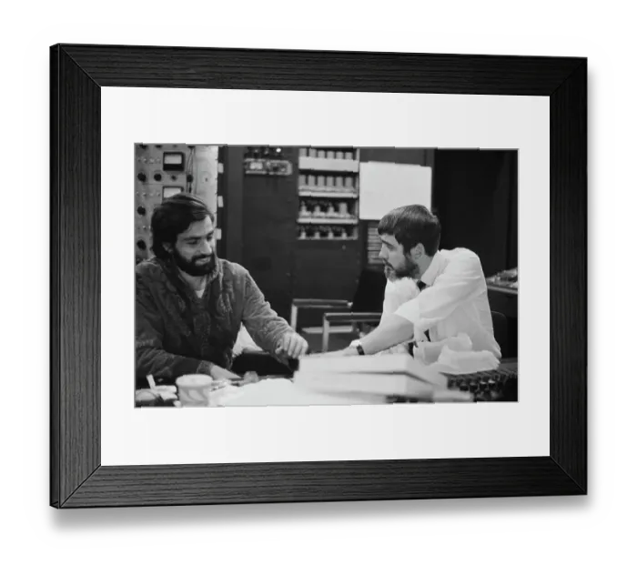 Framed Print : Tom Dowd And Felix Cavaliere Framed Print : Tom Dowd And Felix Cavaliere
