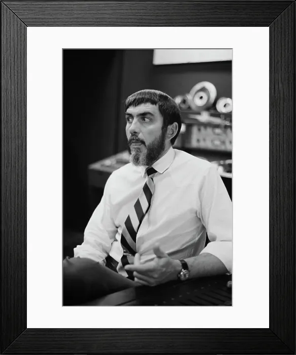 Framed Print : Tom Dowd. American recording engineer and record producer Tom Dowd Framed Print : Tom Dowd. American recording engineer and record producer Tom Dowd