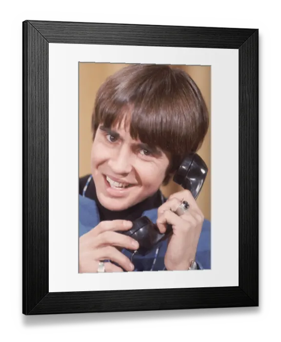 Framed Print : Singer Davy Jones From The Monkees Framed Print : Singer Davy Jones From The Monkees
