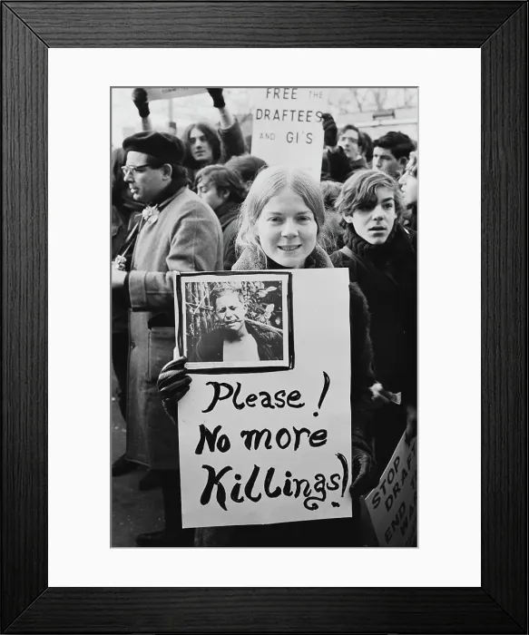 Framed Print : Please! No More Killings! Framed Print : Please! No More Killings!