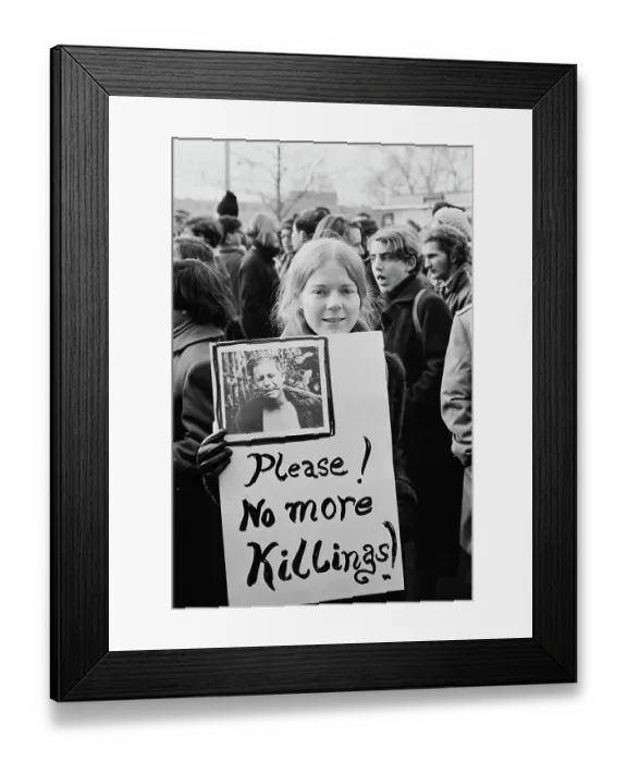 Framed Print : Please! No More Killings! Framed Print : Please! No More Killings!