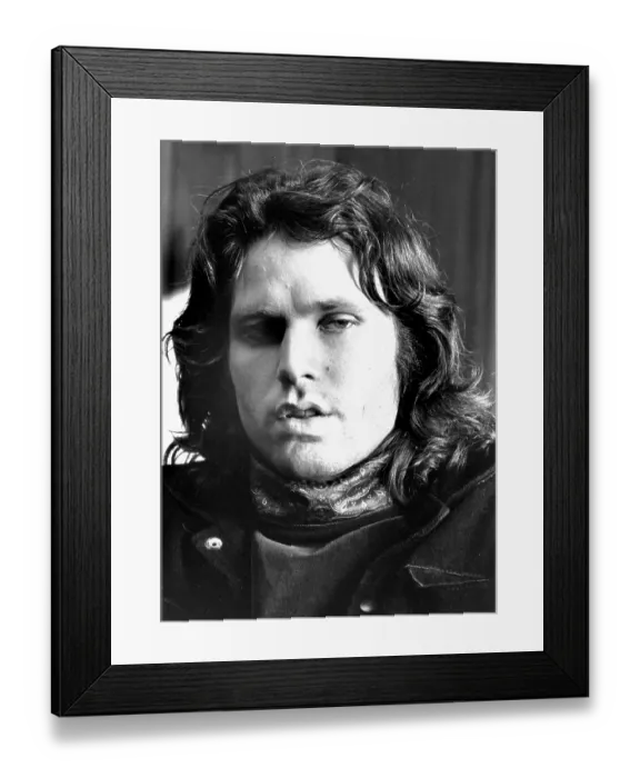 Framed Print : Jim Morrison Portrait Session Framed Print : Jim Morrison Portrait Session