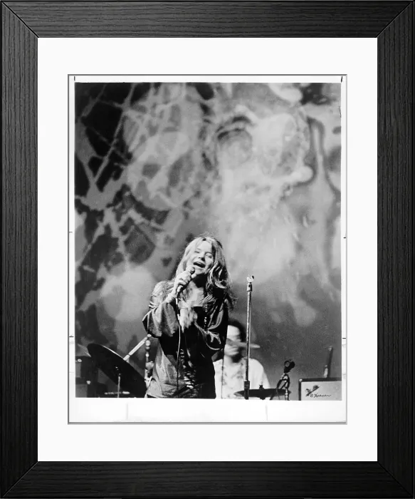 Framed Print : Photo of Janis Joplin Framed Print : Photo of Janis Joplin