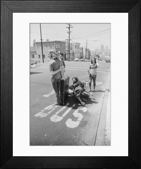 Framed Print : The Grateful Dead In San Francisco Framed Print : The Grateful Dead In San Francisco