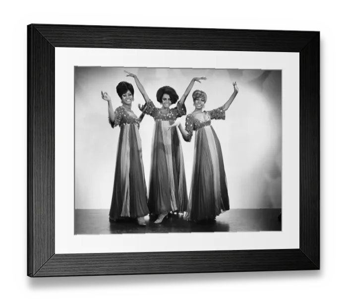 Framed Print : 1968, New York City, Supremes Framed Print : 1968, New York City, Supremes
