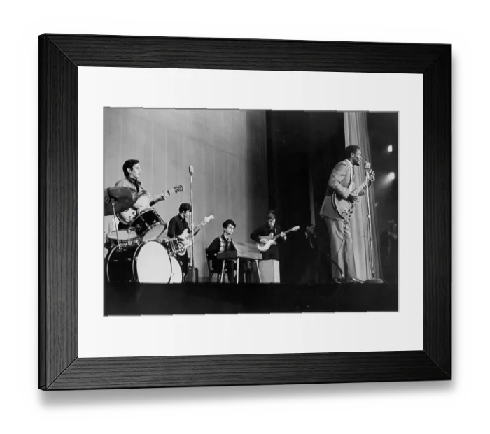 Framed Print : Chuck Berry Backed By The Blues Project In NY Framed Print : Chuck Berry Backed By The Blues Project In NY