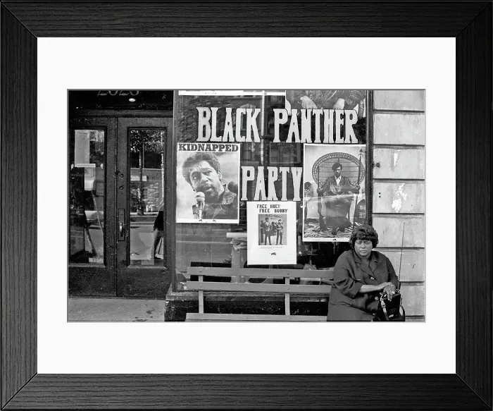 Framed Print : Black Panther Headquarters In Harlem