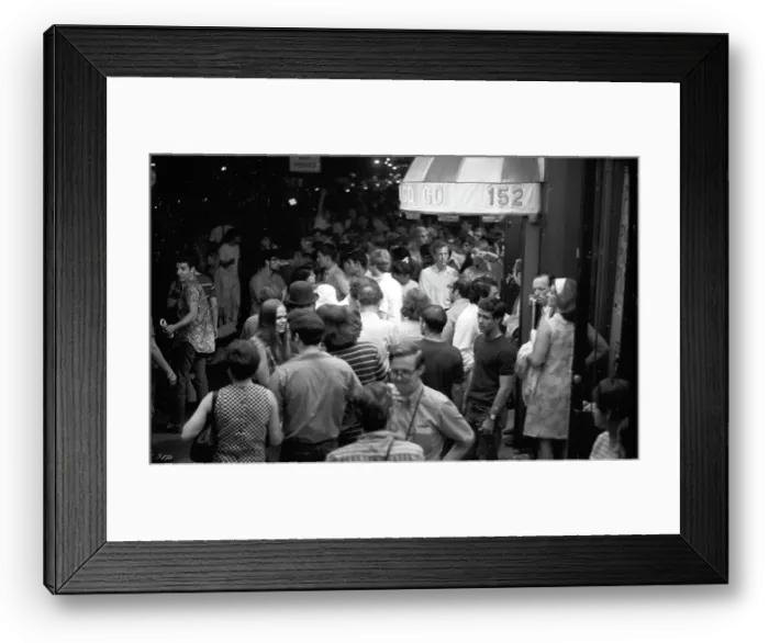 Framed Print : The Cafe Au Go Go