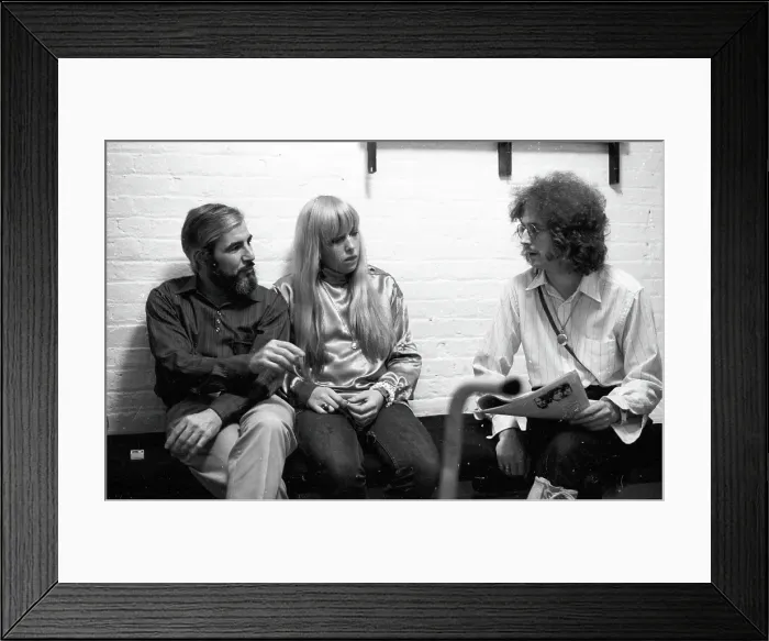 Framed Print : Clapton Chats With Fans Framed Print : Clapton Chats With Fans