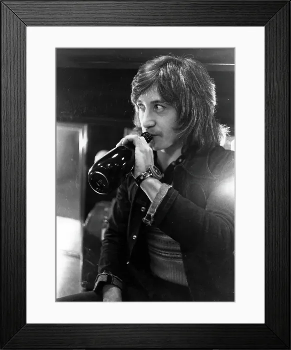 Framed Print : Faces Drummer Recording Framed Print : Faces Drummer Recording