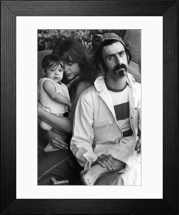Framed Print : Zappa Family Portrait Framed Print : Zappa Family Portrait