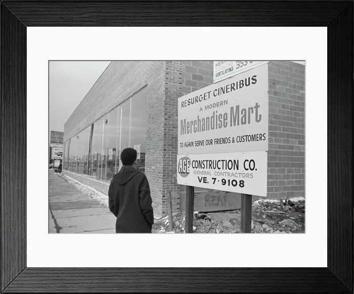 Framed Print : After The Detroit Riot Framed Print : After The Detroit Riot