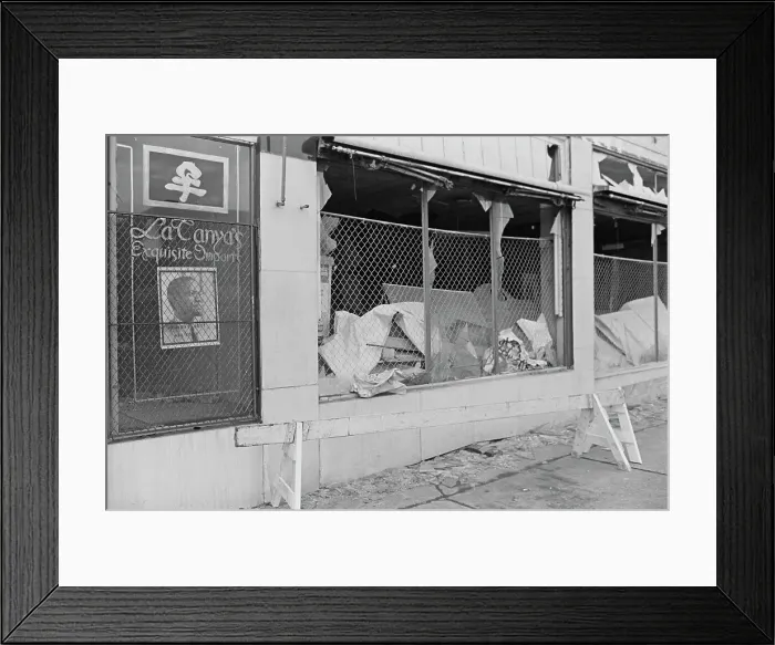 Framed Print : After The Detroit Riot Framed Print : After The Detroit Riot