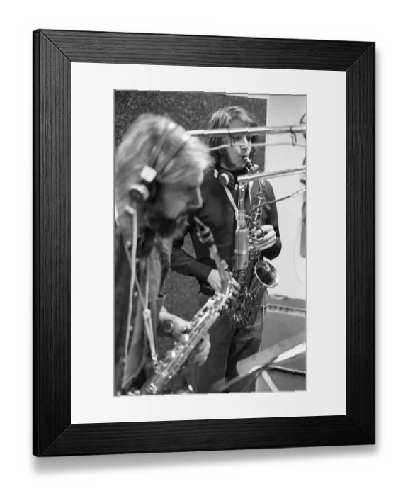 Framed Print : Frank Zappa Recording Session In NY Framed Print : Frank Zappa Recording Session In NY
