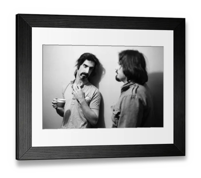 Framed Print : Frank Zappa Recording Session In NY Framed Print : Frank Zappa Recording Session In NY